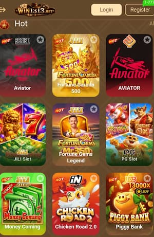 WIN1313 App